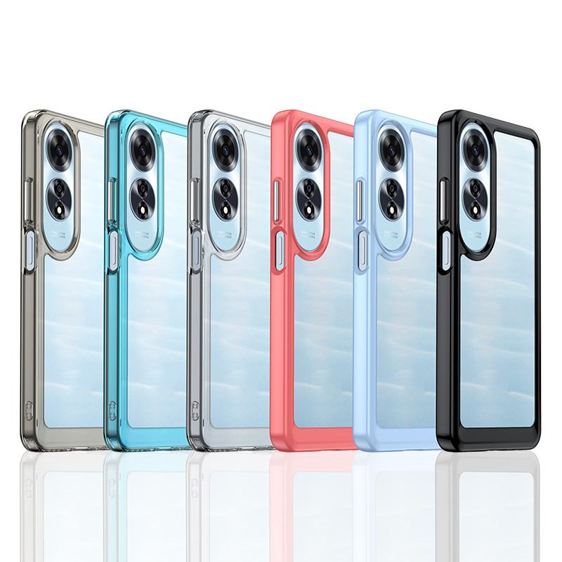 Etui na OPPO A60 Pokrowiec na OPPO A60 4G Ramka TPU Akrylowy panel tylny Bumper Tarcza Ochronne Etui na telefon z tyłu Na OPPO A60 Funda