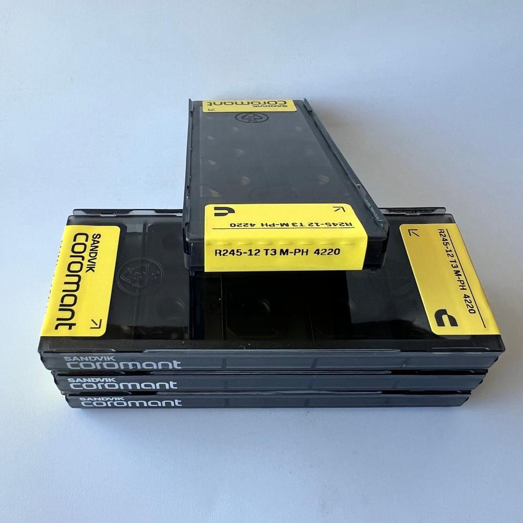 SANDVIK / R245-12T3M-PH 4220 / Original Swedish hard alloy blade 10 Pcs
