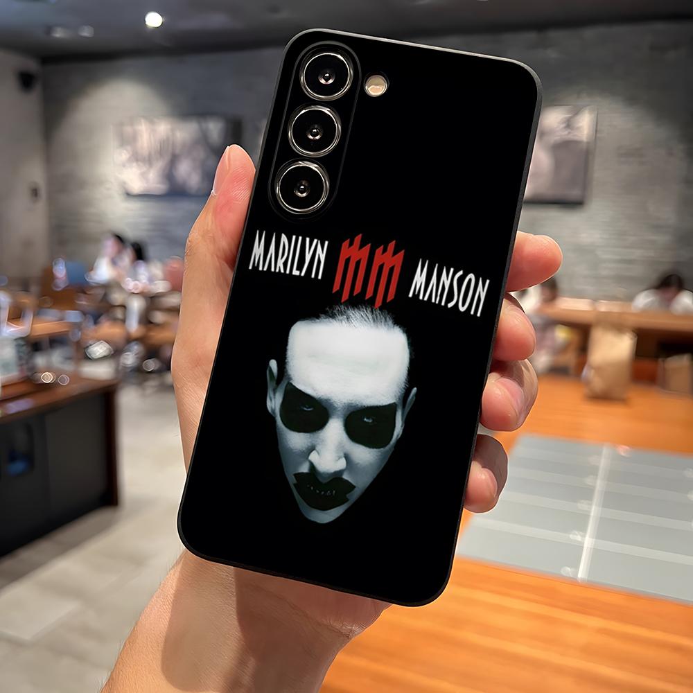 

Marilyn Manson Phone Case For Samsung S23 Ultra S24 S22 S20 Fe S21 Plus Galaxy A54 A34 A24 A53 A13 A16 Back Cover Samsung s23plus