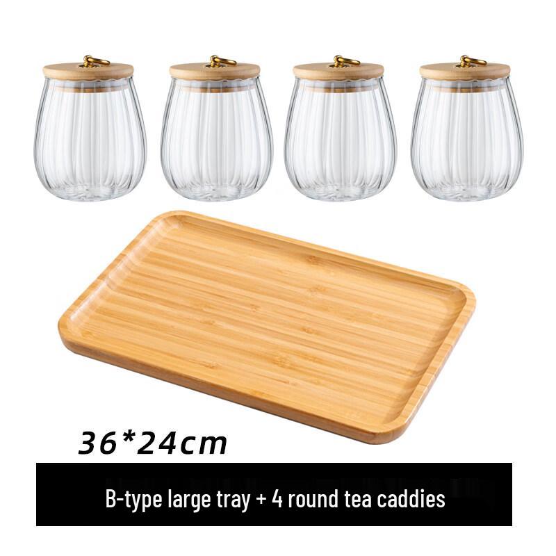 

Glass Sugar & Storage Jar Set