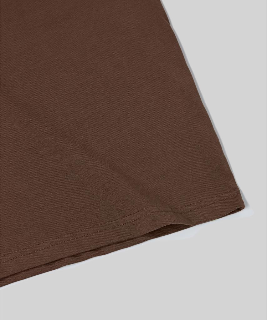 Beodeonteu Flash Logo Short Sleeve T-Shirt [Choco Brown]
