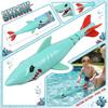 Shark Shaped Water Toy for Kids Durable Plastic Construction Realistic Design Suitable for Bath Pool and Outdoor Water Play