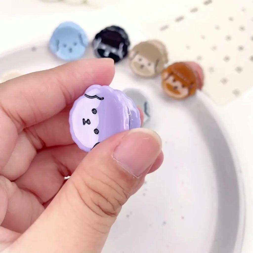 Cartoon puppy acetic acid claw clip temperament cute mini hair clip side clip hair clip hair accessory