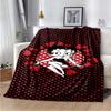 Cute Cartoon Anime Kawaii Throws Blanket Kids Super Soft Blankt for Travel Couch Sofa Picnic Bed Flannel Blanket Birthday Gift