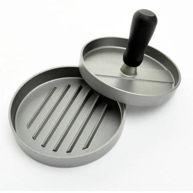 

Aluminum Alloy 11 cm Hamburger Meat Beef Grill Burger High quality Round Shape Hamburger PressPress Kitchen Food Mold