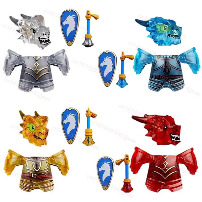 048 047 Undead Dragon Knight Bricks Anime Dragon Knights Building Blocks DIY Action Figure Collection Model Decor Doll Toy Gift