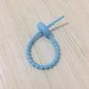 Tadpole-Shaped Silicone Cable Ties and Keychain Lanyard