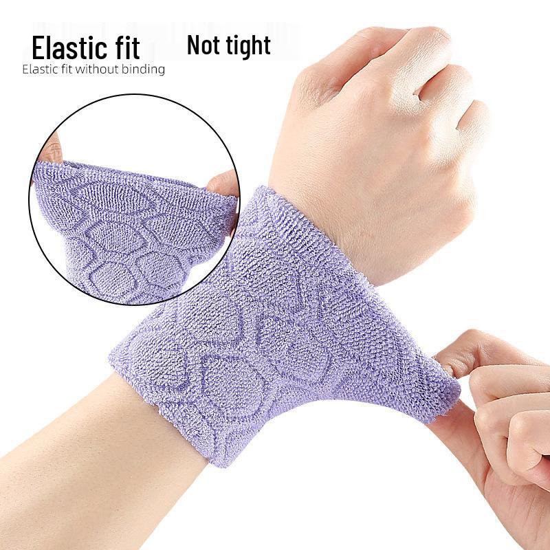 Elastic Sports Wristbands: Sweat-Absorbing, Wrist Protection for Badminton, Basketball, Running, Cycling, and Fitness.