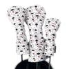 Cartoon Printed Golf Wood Headcover Puppy Pattern Golf Club Protector  Golf Supplies