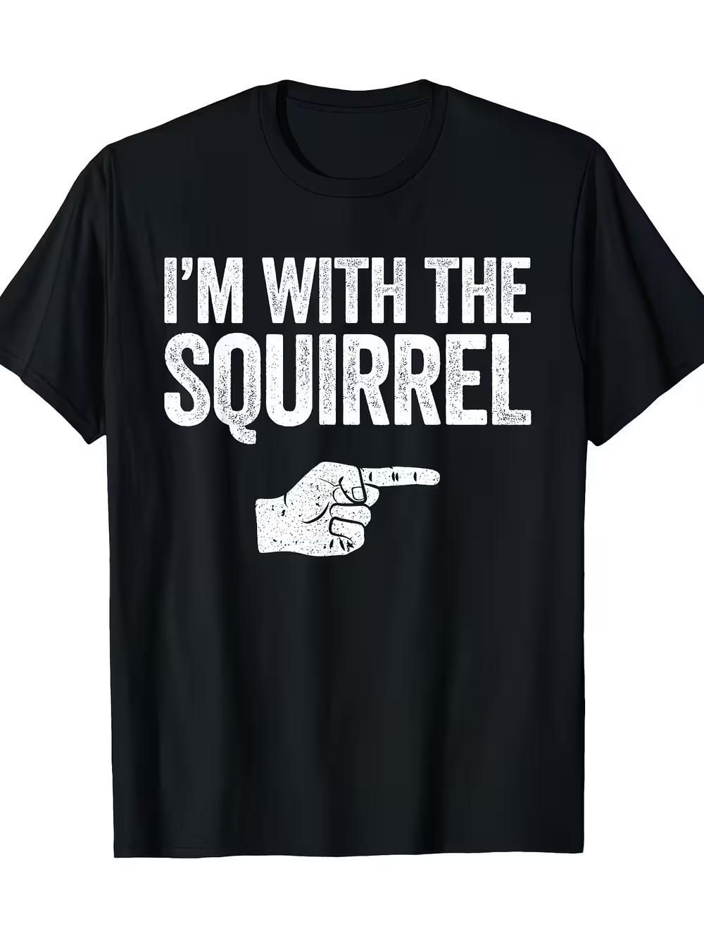 I Pair a Squirrel T-Shirt with a Squirrel Shirt XL
