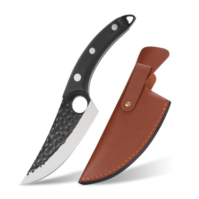 

Кухонный нож ручной работы, разделочный нож для обвалки, нож шеф-повара, нож для рыбы, мяса, нож для приготовления овощей 3 чёрный