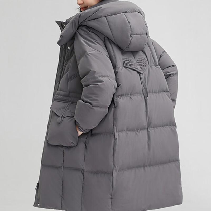 

Женский пуховик средней длины с капюшоном Yaya M