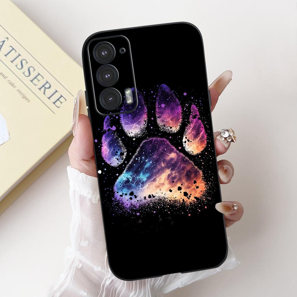 For Edge 20 20Pro 20Lite Phone Cover For Motorola Edge 20 Pro Case Silicone Luxury Fashion Love Cute Cat Girl Funny Cool Painted