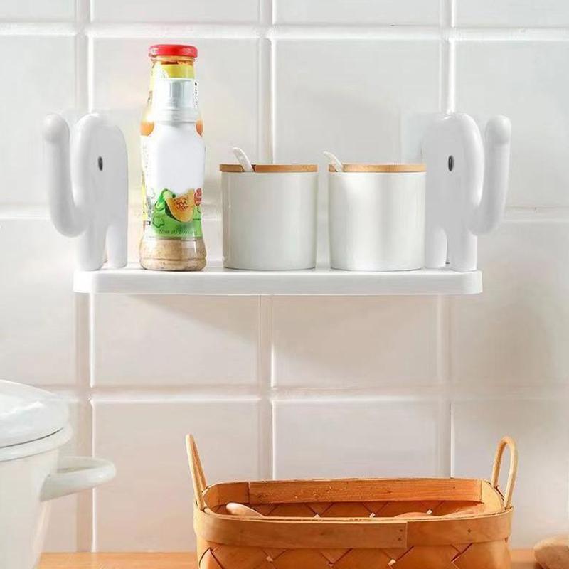 Niedliche Elefanten Badezimmerregale Küche Toilette Ablageregal Über Toilette Wandmontierte Schweberegale Interessantes Aufbewahrungsregal