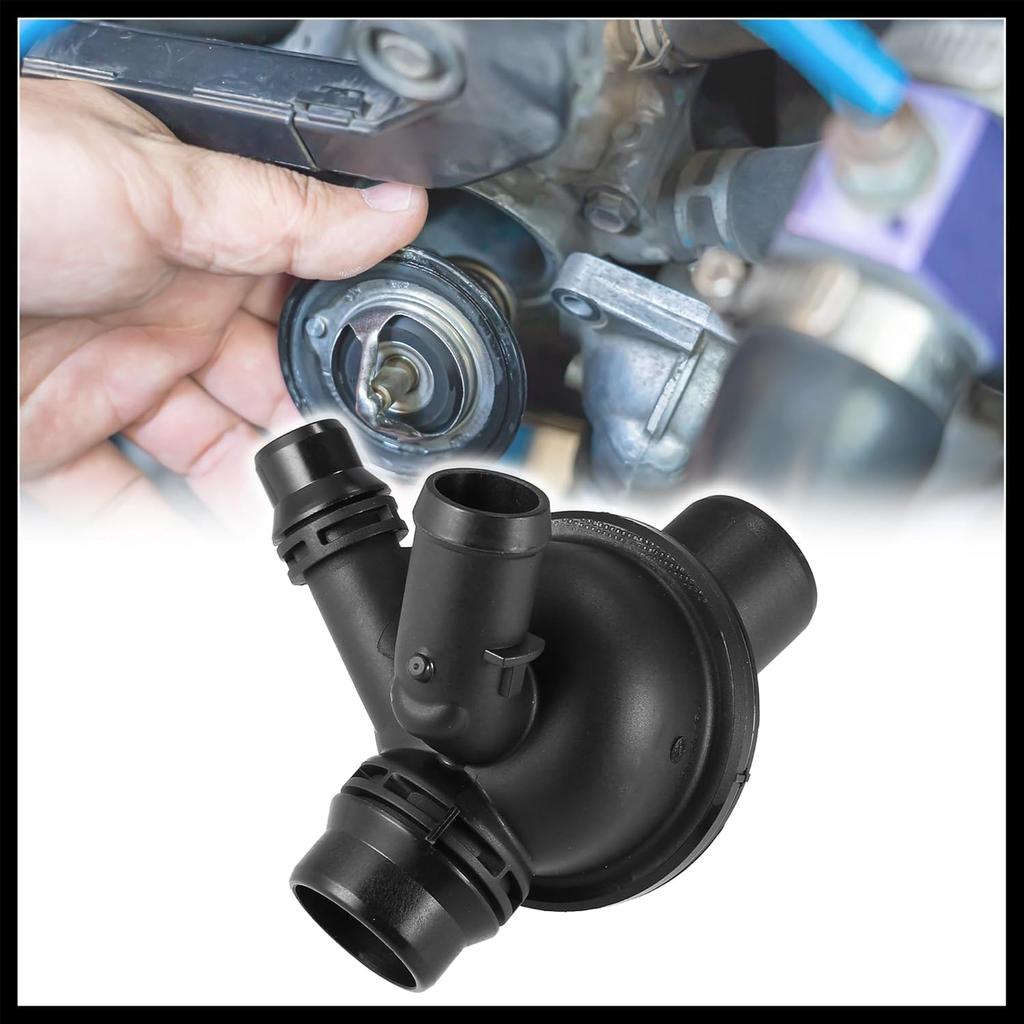 Thermostat Housing Assembly 11538671516 Engine Coolant Thermostat Housing Assembly for BMW 535i GT XDrive 2011-2016 for BMW 535i GT 2010-2017 Durable