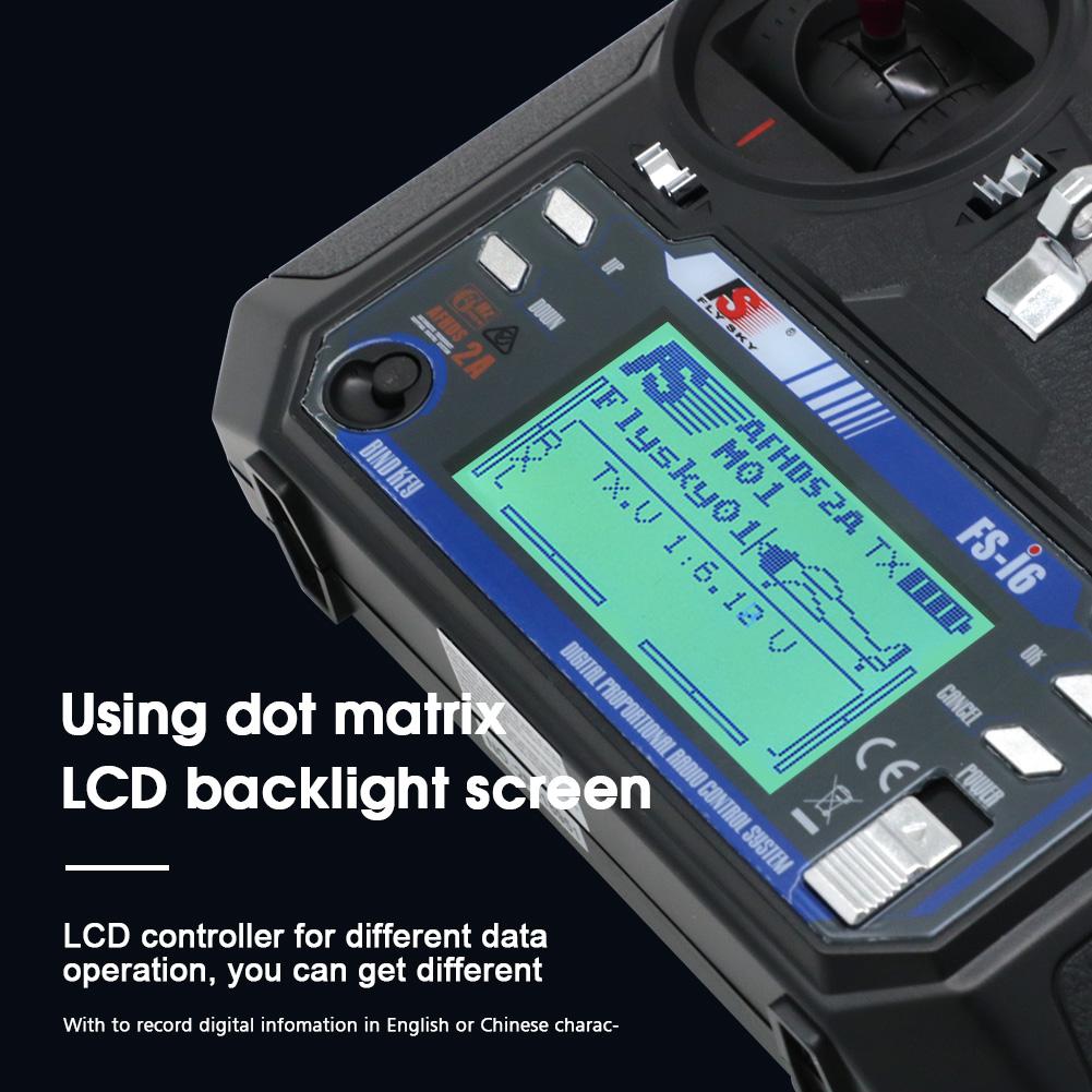 FLYSKY FS-i6 I6 Transmitter 2.4G 6CH Radio Remote Controller With iA6 iA6B X6B A8S R6B iA10B FS2A Receiver for RC Drone Airplane