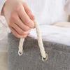 1pcs Cotton Linen Fabric Storage Basket Multi-Functional Home Organizer for Clothes Toys Clutter Foldable Storage Bin