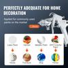 Spray Paint Pressure Pot Tank, 2L/0.5gal Lightweight Air Paint Pressure Pot, 1.8mm Nozzle Spray Paint Gun 3m Hoses for Home Decoration Architecture