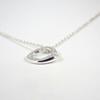 [Used] TIFFANY/Tiffany 925 Open Heart Pendant/Necklace/j64-3