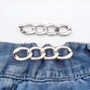 Button Clasps Pants Button Tightener Zinc Zinc Alloy Twist Chain Brooches Jean Buttons for Loose Jeans  Gift