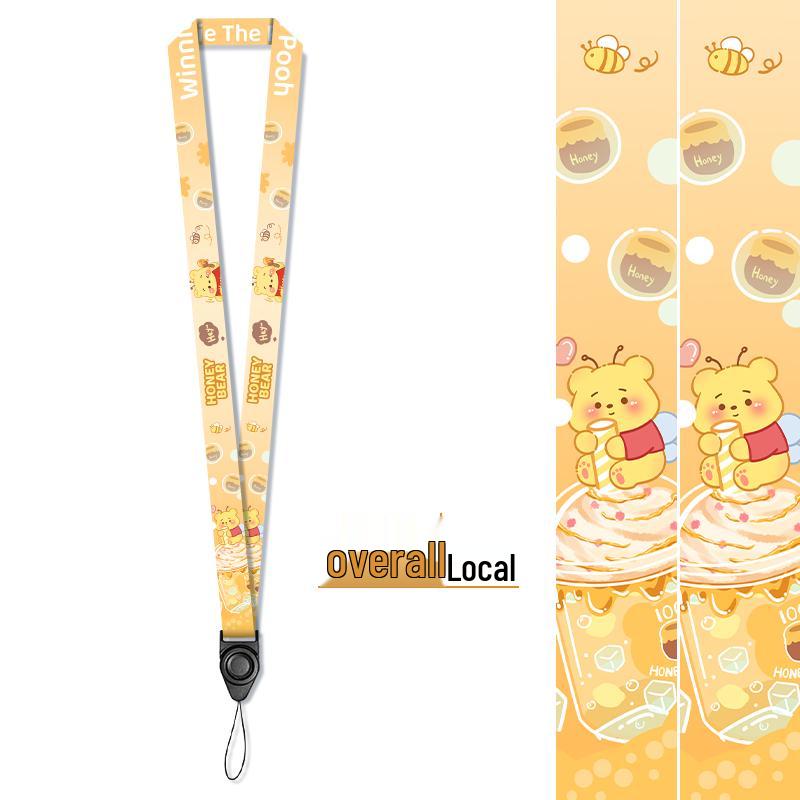 Lanyard Nero Multifunzionale Personalizzato Creativo con Porta Badge Separato per Badge Identificativi dei Dipendenti.