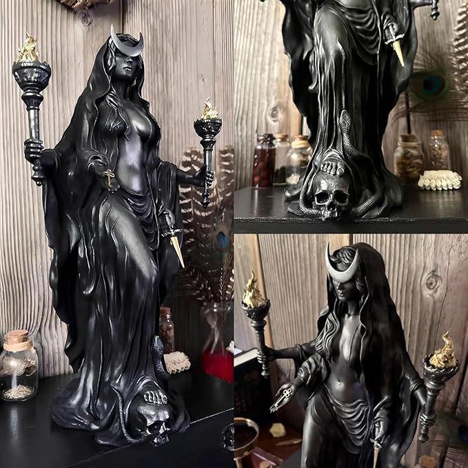 Grenzüberschreitende Halloween Hekate Niktipolos Nachthexe Figur