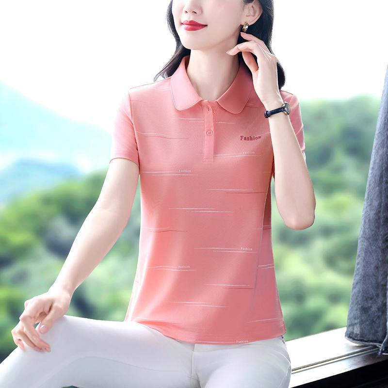 

Women s Chic Loose-Fit Short-Sleeve Tee - Casual, Stylish & Slimming 2026 Design 3XL (130-140 jin)