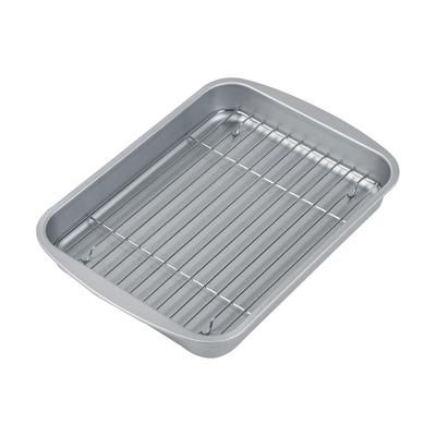Pearl Metal Tempura Frying Large with Made In Simple Wear Tray, Size, Mesh, Non-stick Coating, Japan, HW-7018