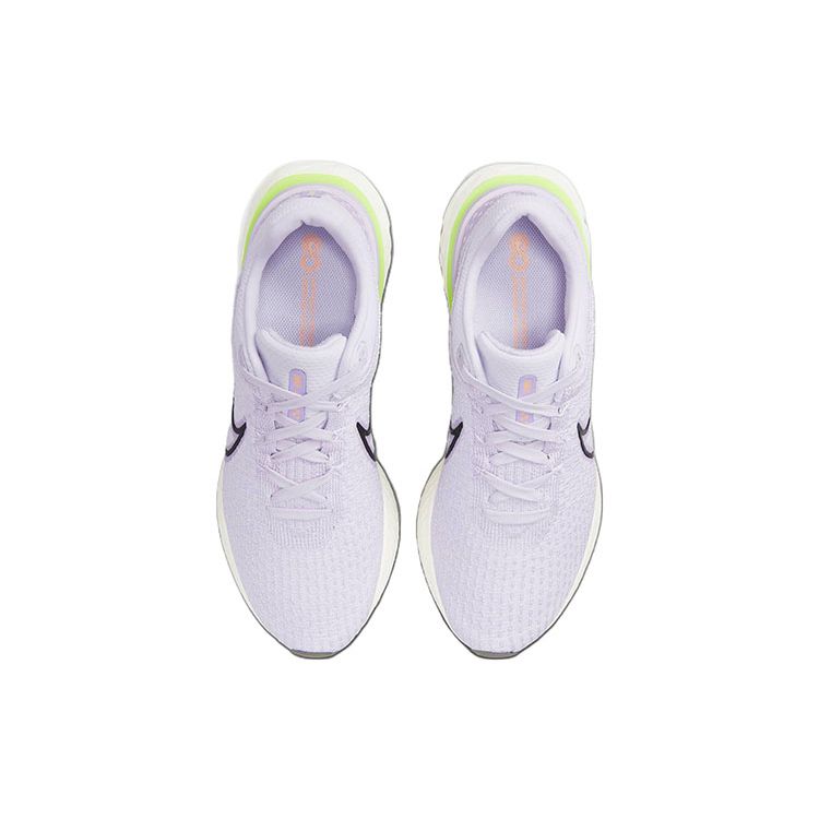 Nike React Infinity Run Flyknit 3 Barely Grape Ghost Green Men Sneakers Purple Sail Anthracite DH5392-500