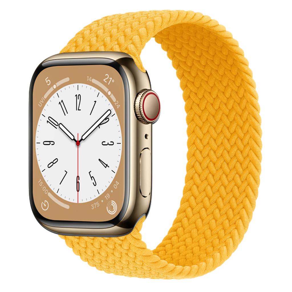 Strap For Apple Watch Band 44mm 40mm 45mm 41mm 49mm 38mm 42mm Elastic Braided Solo Loop Bracelet Iwatch Series 7 Se 3 6 8 Ultra