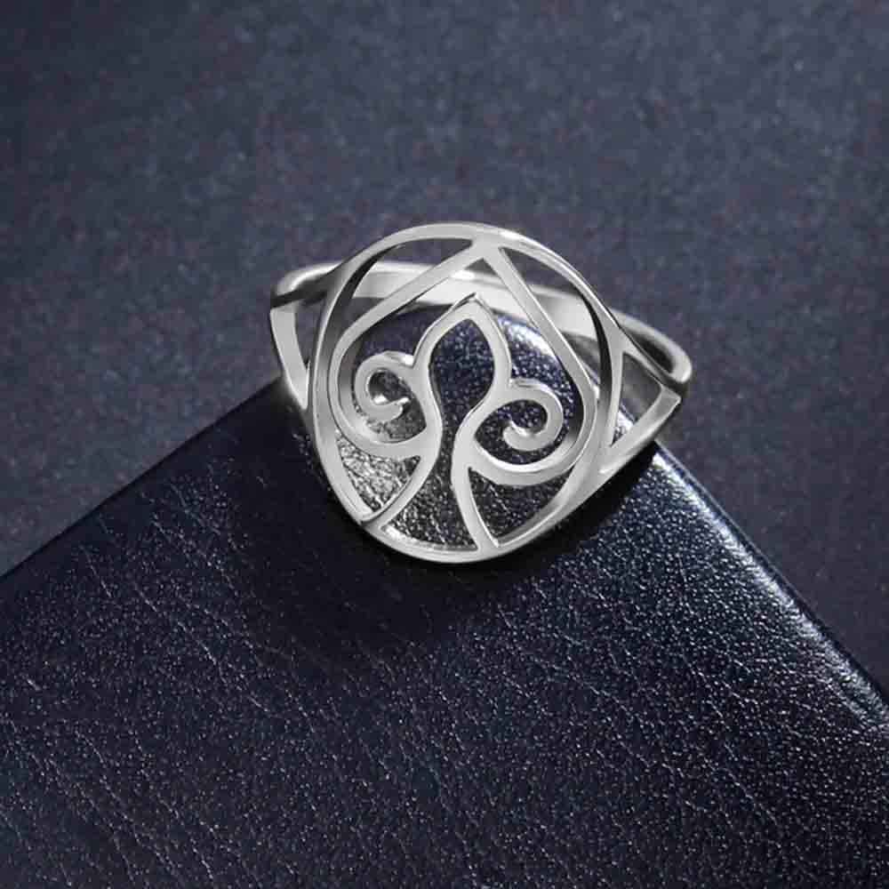 My Shape Ace of Spades Rings Stainless Steel Finger Rings for Women Men Poker Spade Ace Rings Jewelry Party Gifts Waterproof 7