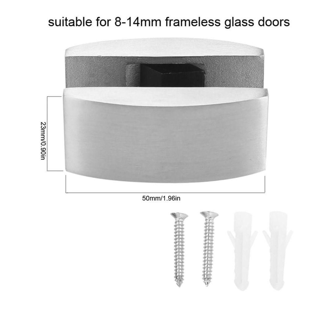 304 Stainless Steel Floor Bottom Guide Bottom Guide Floor Guide Frameless Sliding Doors Steel Construction Hardware Replacement