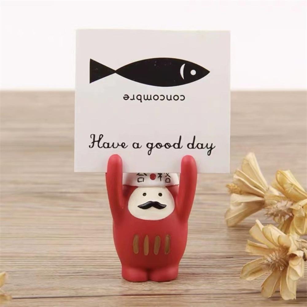 Mini Cute Photocards Holder Decorations Display Stand New Creative Cartoon Card Holder