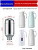 Termo de Vidrio al Vacío con Revestimiento Interior: 1L, 1.3L, 1.6L, 1.9L, 5lb, 2.08lb, 3.2lb