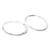 Headlight Trim Ring 2pcs Replacement for BMW R55 MINI Cooper 2008 2015 OEM 51137149905 51137149906