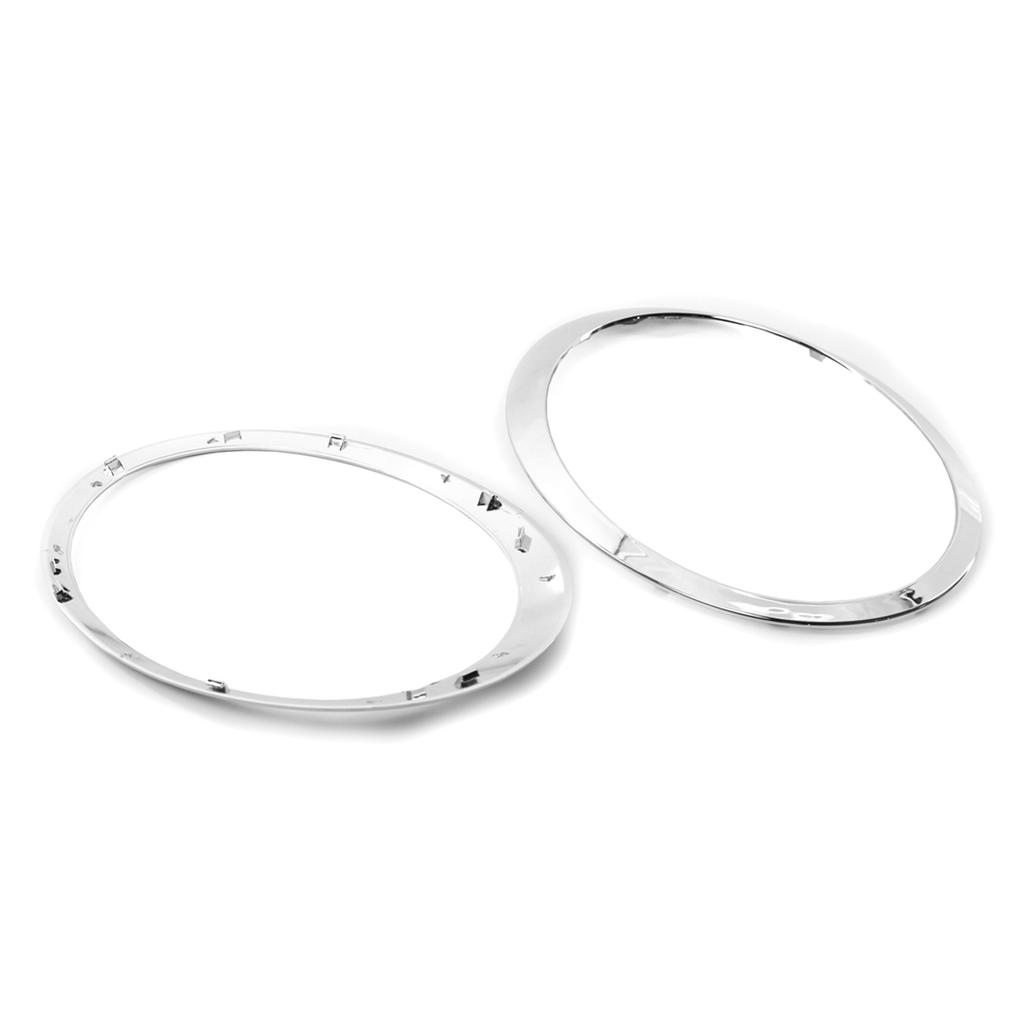 Headlight Trim Ring 2pcs Replacement for BMW R55 MINI Cooper 2008 2015 OEM 51137149905 51137149906