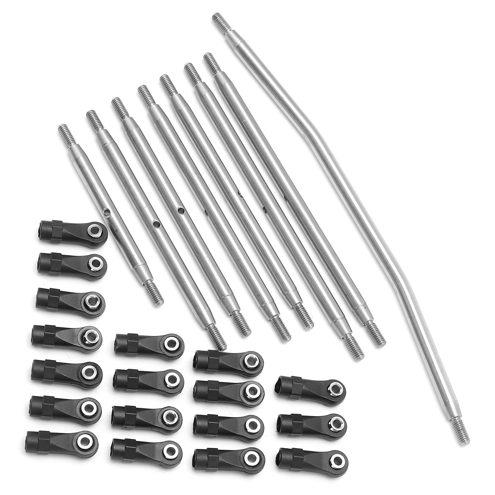 

Steering Up and Down Rod Metal Connecting Rod Rear Knife Arm for Axial RBX10 Ryft