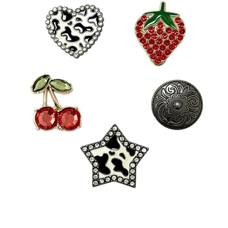 Metal Style Shoe Flower Buckle Accessories for Decoration