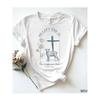 European Size White Pure - Polyester Women's T - Shirt: "He Left the 99 To Rescue Me" Religious Theme