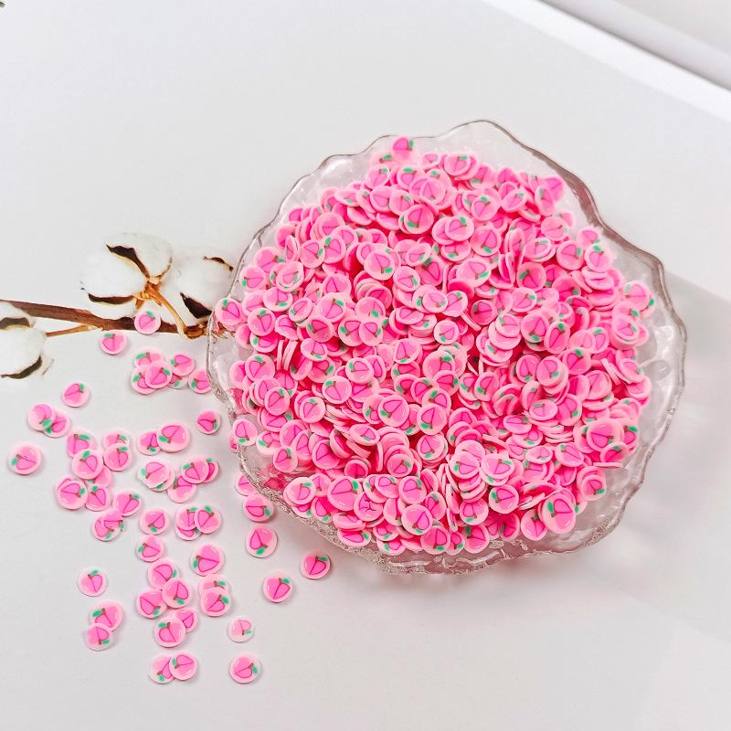 

Yaleduo 5 мм Полимерная глина Фруктовые ломтики для DIY, Эпоксидной смолы, Слайма и Крафтовых украшений. 500g/pack