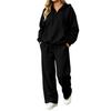 Men's 2-Piece Casual Outdoor Sports Set with Sweatshirt and Elastic Waist Cargo Pants