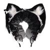 Faixas de Cabelo Macias de Pelúcia com Orelhas de Gato e Detalhe de Fita Acessório de Moda para Cabelo Adequado para Adultos Crianças Fantasia