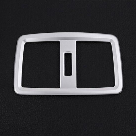 For BMW X1 2016- F48 ABS Silver Rear Air Outlet Vent Cover Trim 1pcs