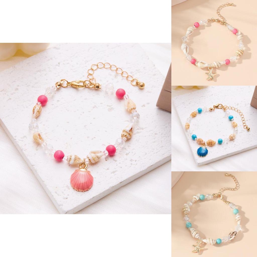 Boho Shell Hand Chain With Handcrafted Design For Beach Party Gift For Teens And Adults