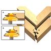 1/4 * 1-3/8 Woodworking Plywood Router Bit High-End 45-Degree Mortise Cutter