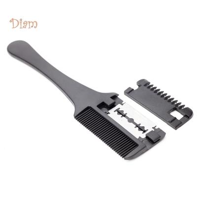 NO.INS Držák zastřihovače Hřeben Barber Blade Razor Kadeřnický stříhací nástroj masáž hřebenem na vlasy