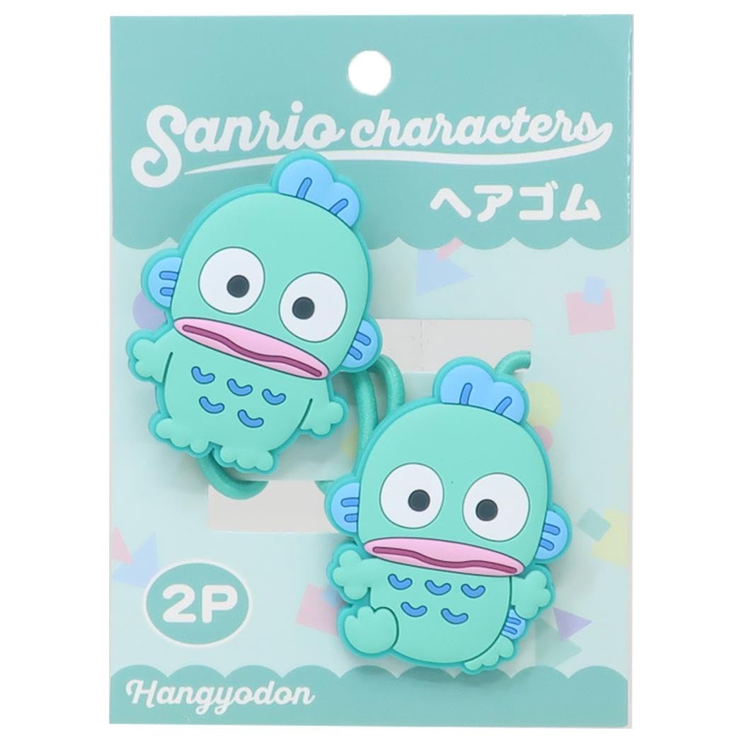 

iPlanning Набор резинок для волос с персонажами Sanrio Hangyodon K9715F 2 штуки синий