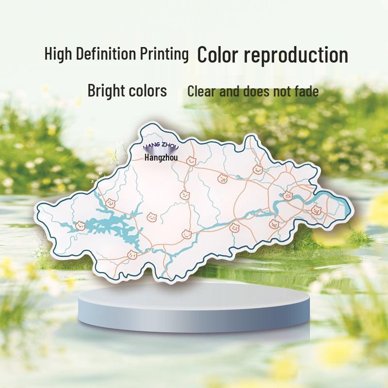 Benutzerdefinierter 3D Xi'an Stadt Acrylkarte Kühlschrankmagnet - Kulturelles & Kreatives Souvenir