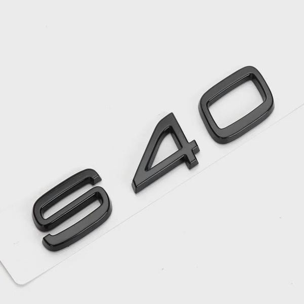 ABS Letter Car Rear Trunk Badge Sticker Decal for Vol-vo S40 S60 S90 S80 S80L Logo Decal Accessories