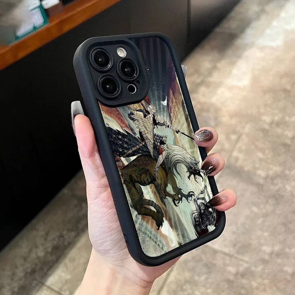 Dragon A-Age I-Inquisition Phone Case For iPhone 17,16,15,14,13,12,11,Pro,Max,Plus,XS,SE4,Mini Black Thickened Border